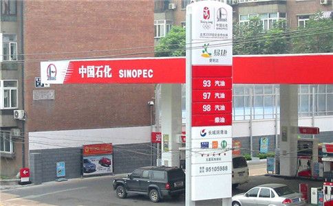 加油站标识标牌
